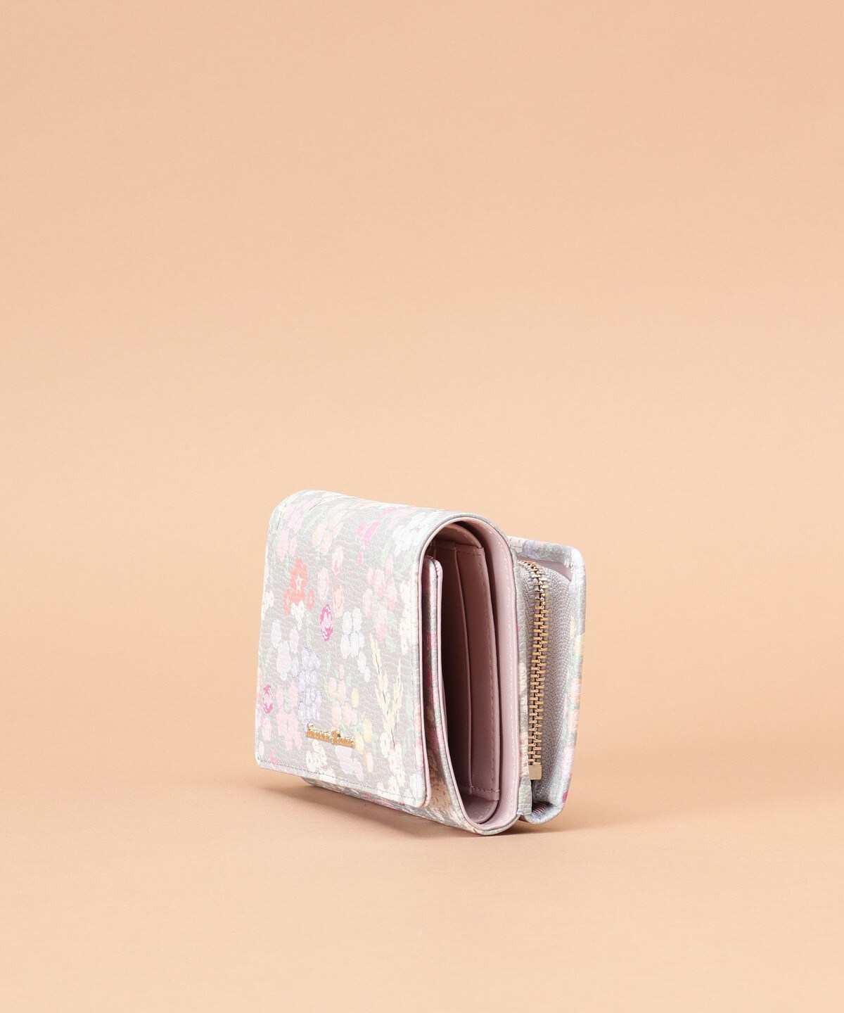 オリジナルフラワープリント 三つ折り財布 Free ライトグレー Samantha Thavasaサマンサタバサグループ 公式オンラインショップ