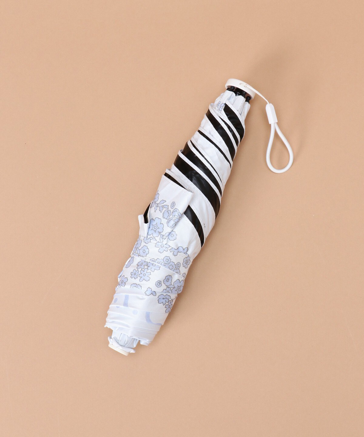 9660円 多様な サマンサタバサ Samantha Thavasa 折りたたみ傘 オリジナルブーケ柄 オフホワイト
