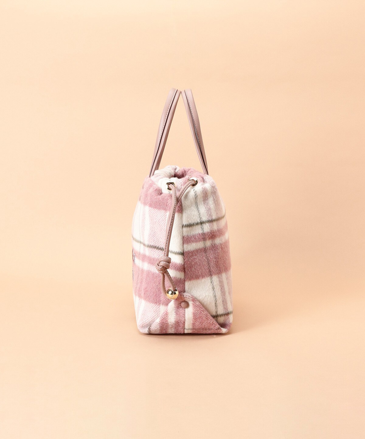 チェック柄トートバッグ 小サイズ Free ピンク Samantha Thavasaサマンサタバサ公式オンラインショップ