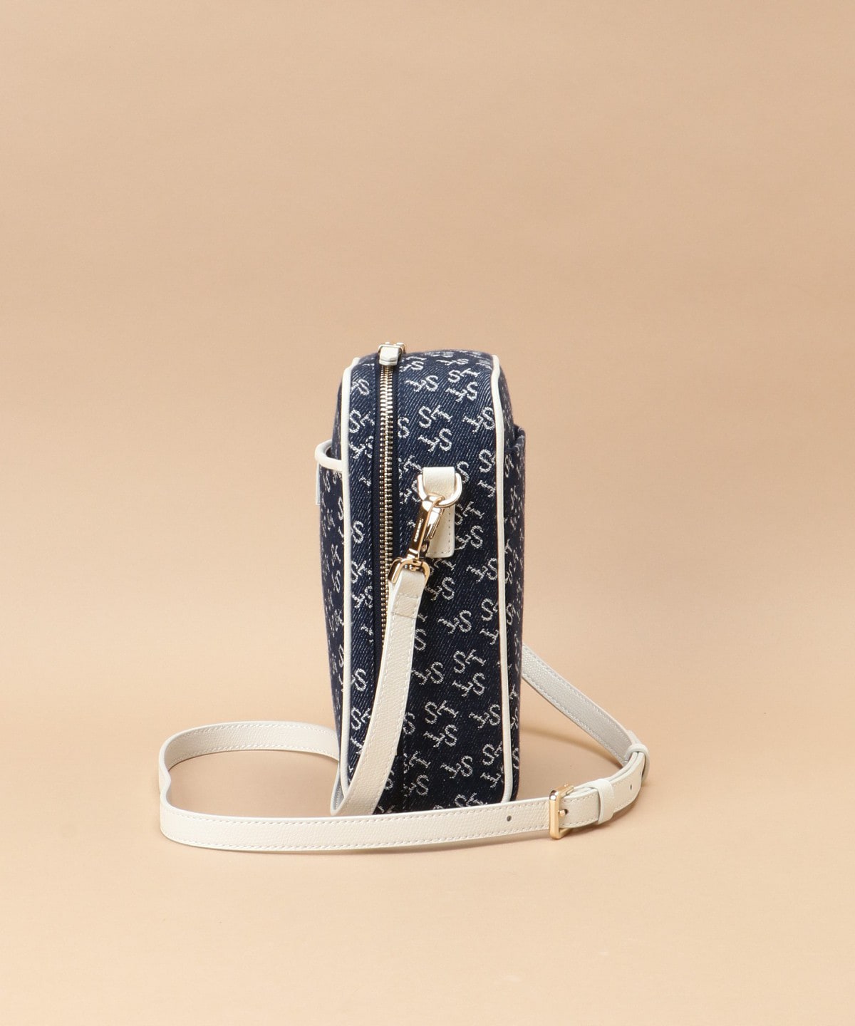 Denim ST Jacquard ショルダーバッグ(FREE オフホワイト): Samantha
