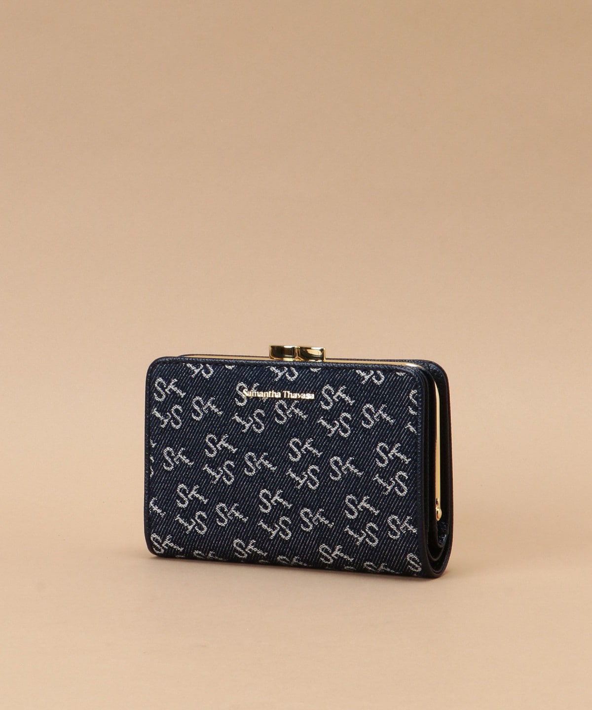 Denim ST Jacquard二つ折り口金財布