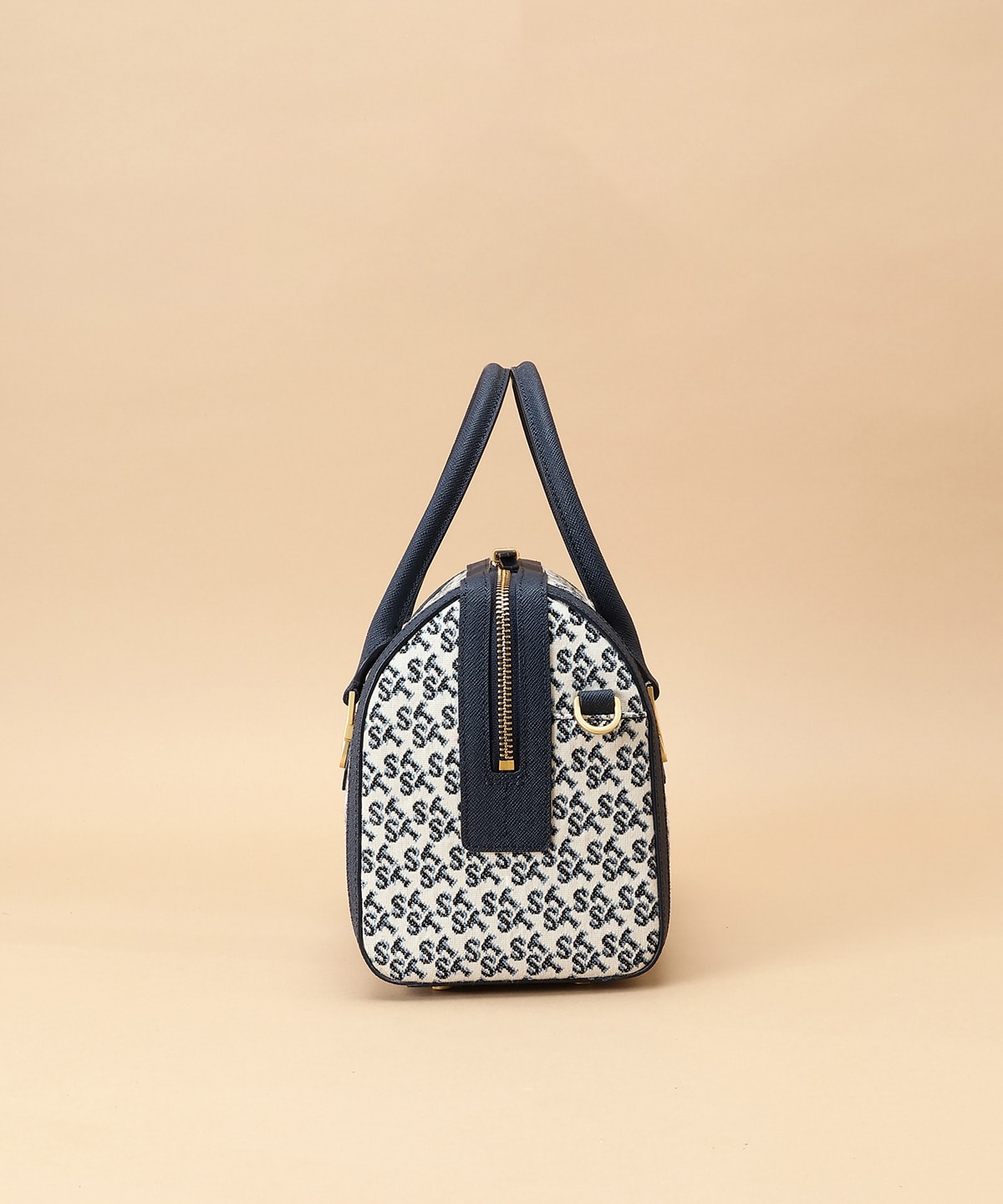 ST Jacquard シルエット ボストンバッグ