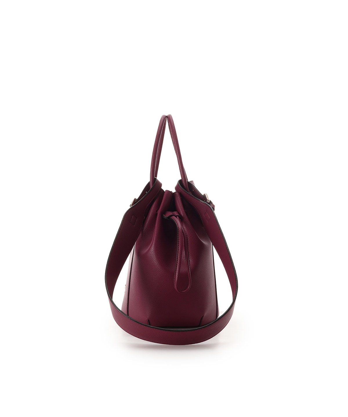 セミハード合皮2wayバッグ