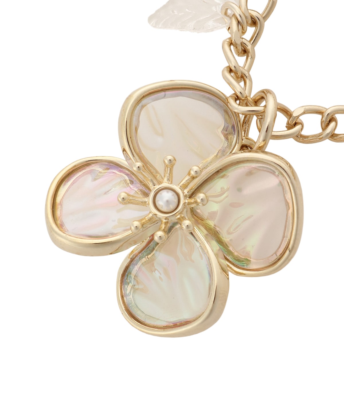 アクアフラワーバッグチャーム