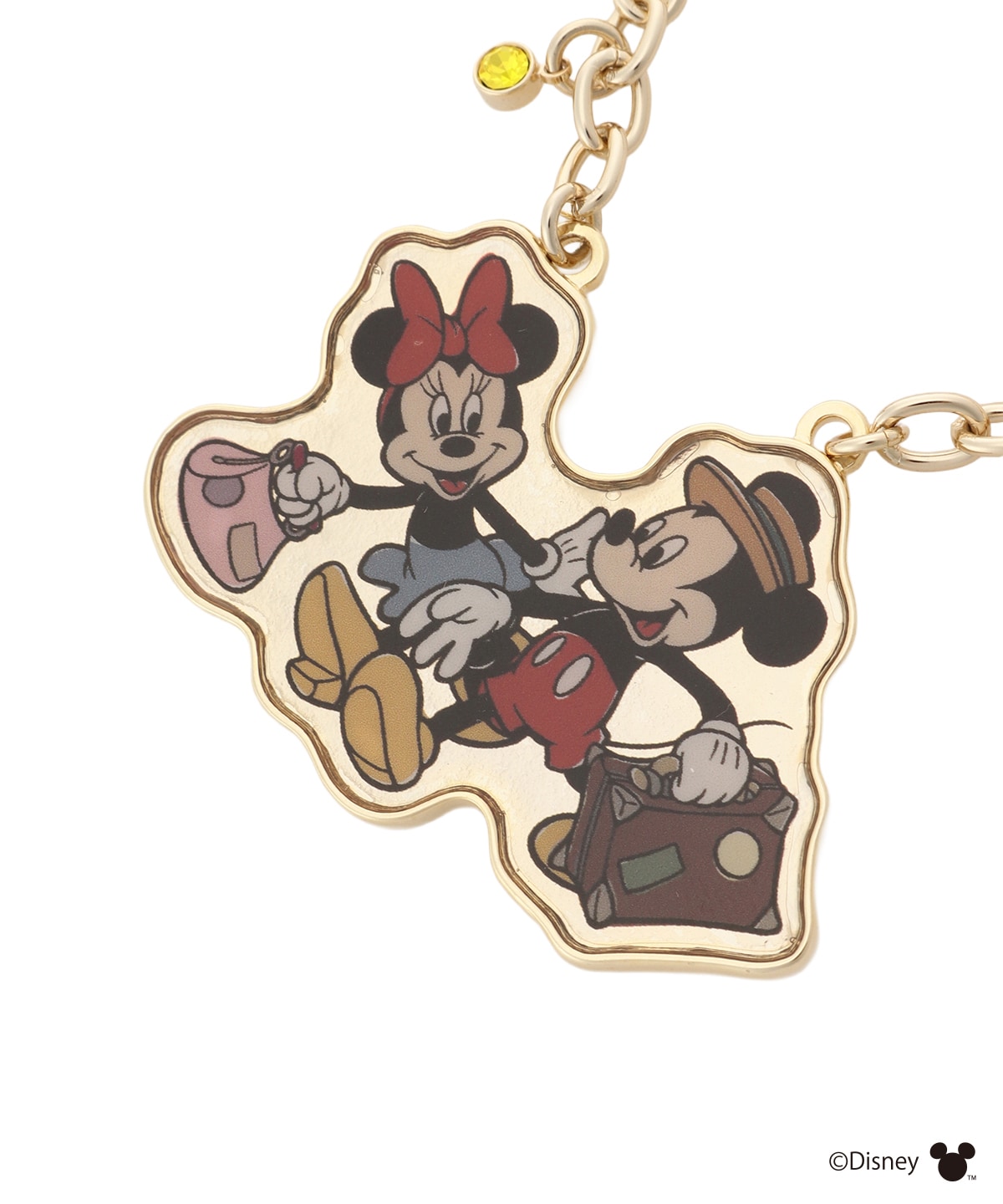 「ミッキー＆ミニー」TRAVELコレクション バッグチャーム