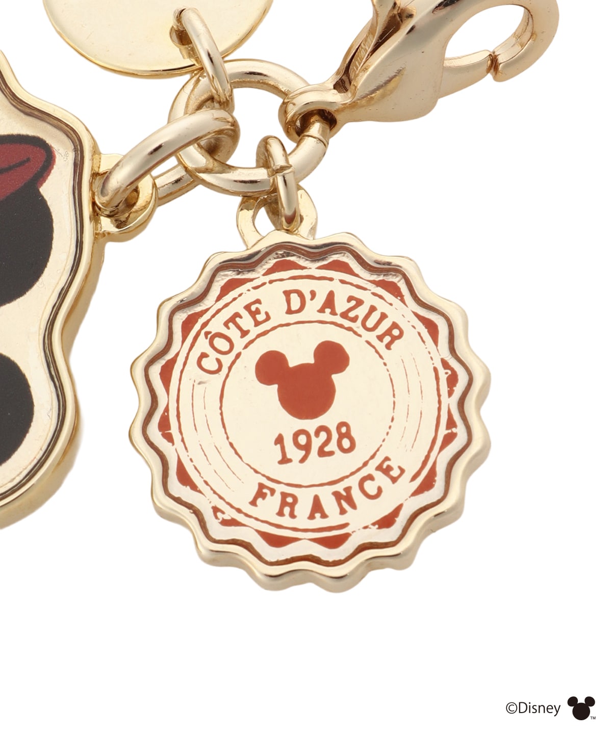 「ミッキー＆ミニー」TRAVELコレクション ファスナーチャーム（ミニー）