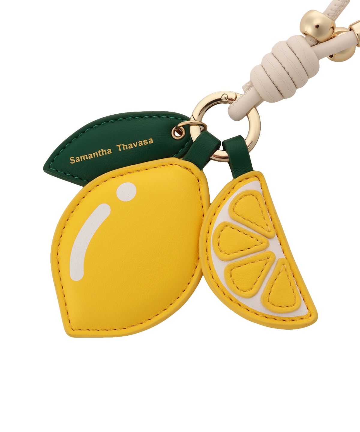 フルーツモチーフミニミラーバッグチャーム