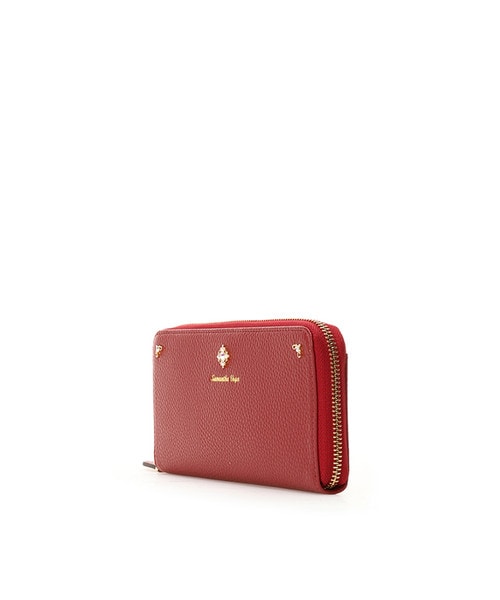 シンプルビジューラウンド財布