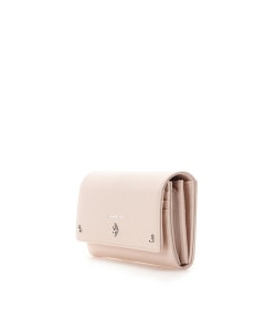 シンプルビジューフラップ長財布