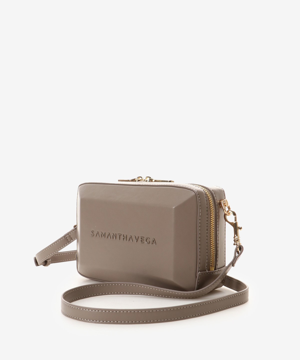 スクエアストーンショルダーバッグ