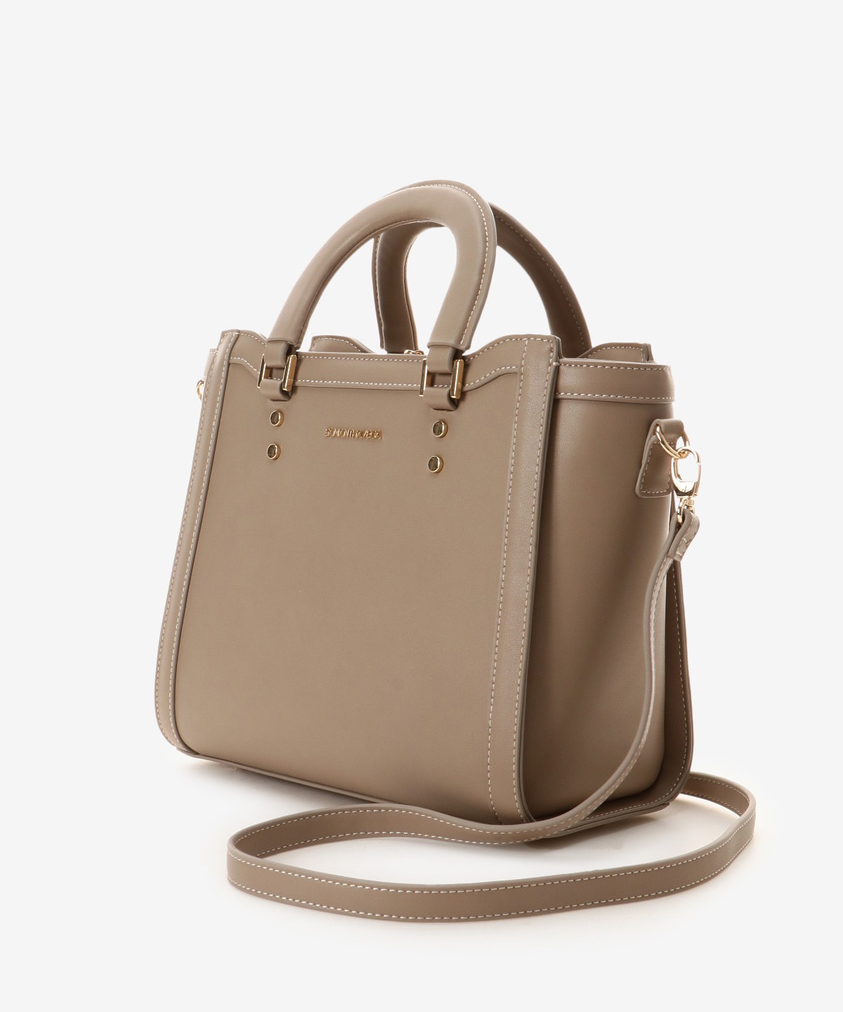 ポイントステッチハンドバッグ