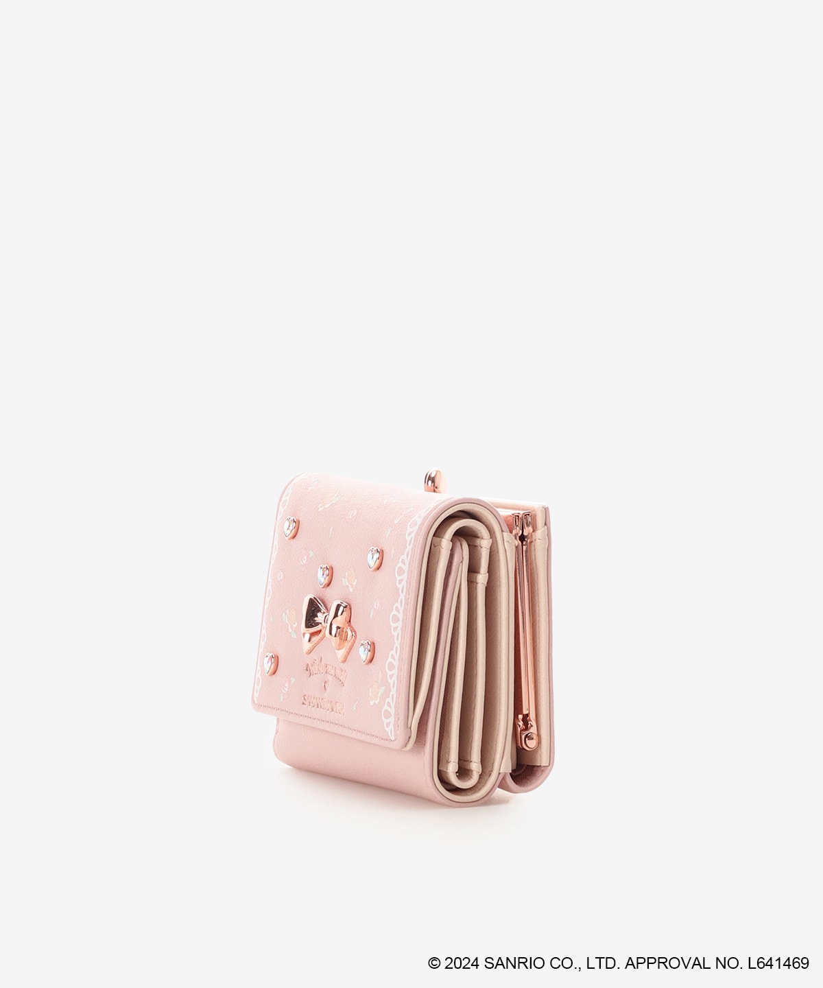 【ウィッシュミーメルコレクション】ビジュー折財布