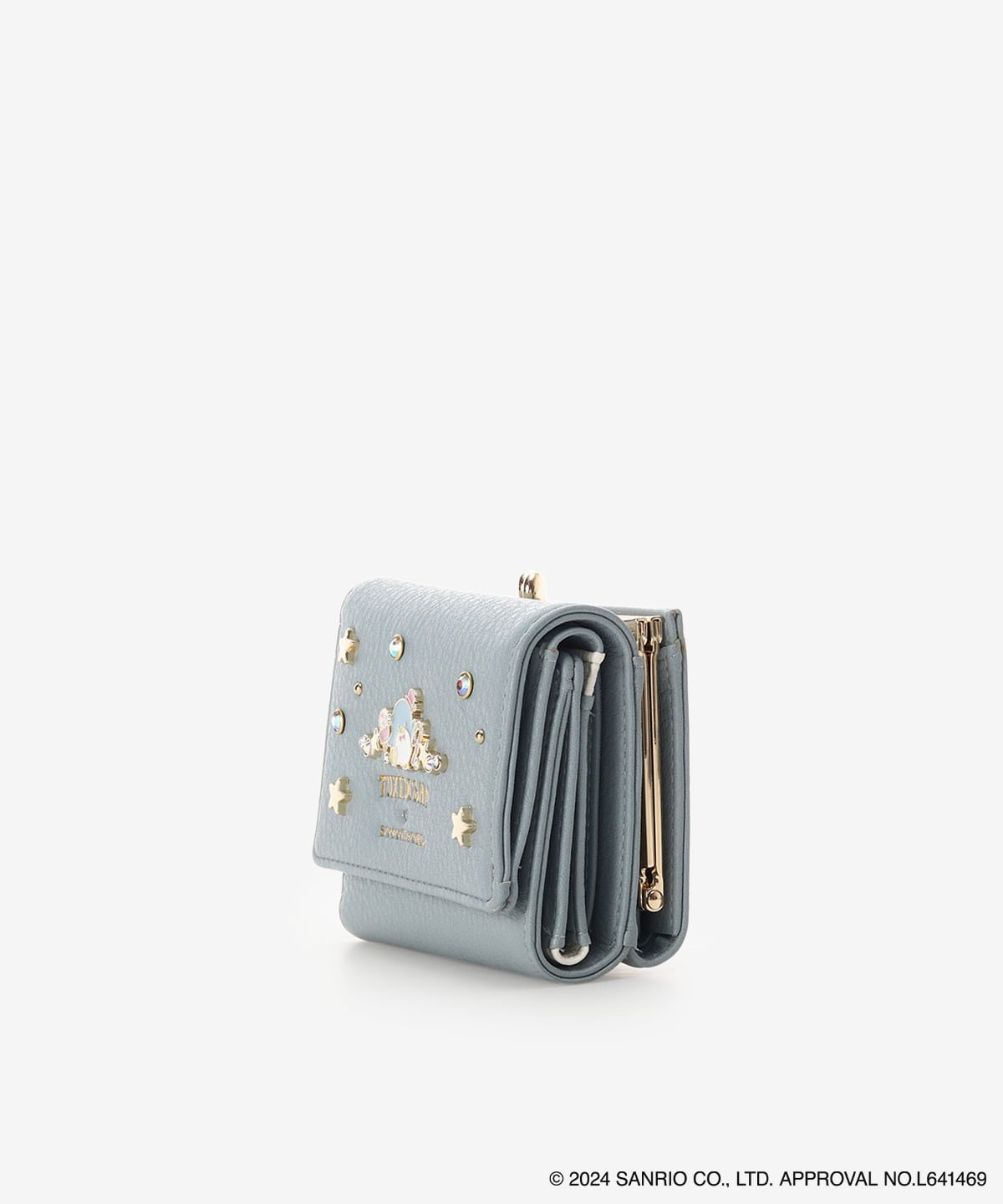 【タキシードサムコレクション】ビジュー折財布