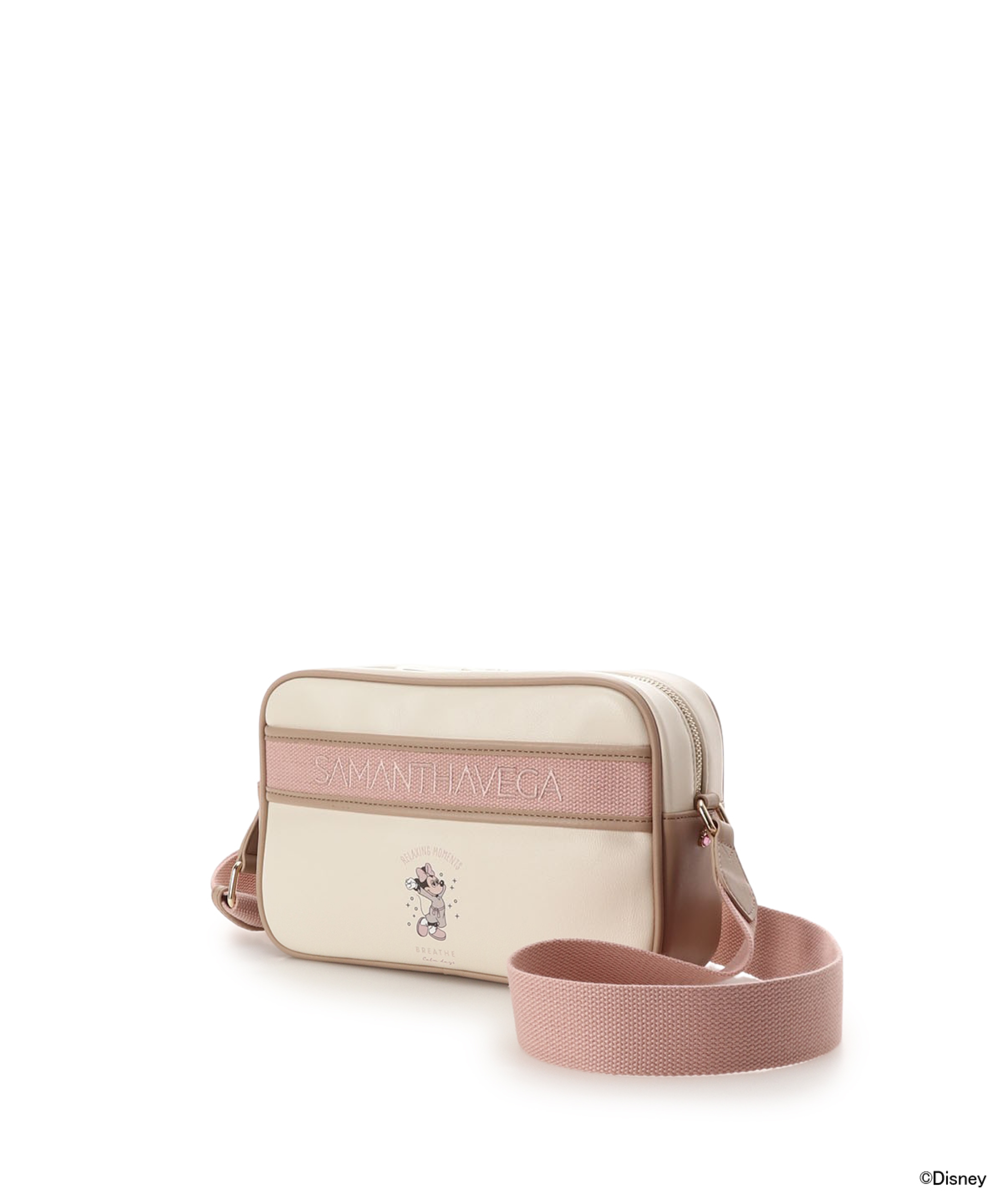 SAMANTHAVEGA/DISNEY DREAM TRAVELコレクション　ロゴテープショルダーバッグ