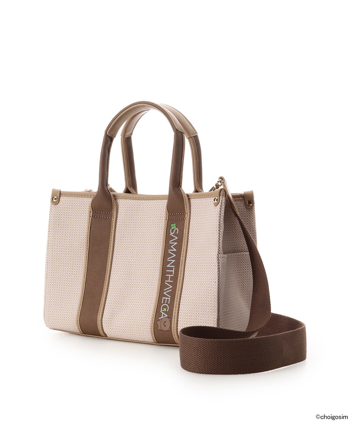 チェゴシム×SAMANTHAVEGA　「くまゴシム」ロゴテープバッグ