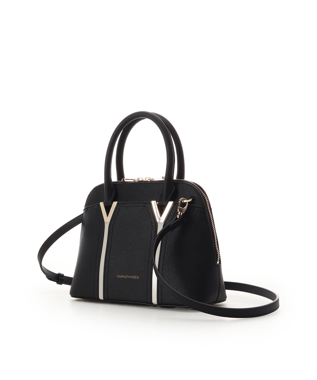 Vカットショルダーバッグ