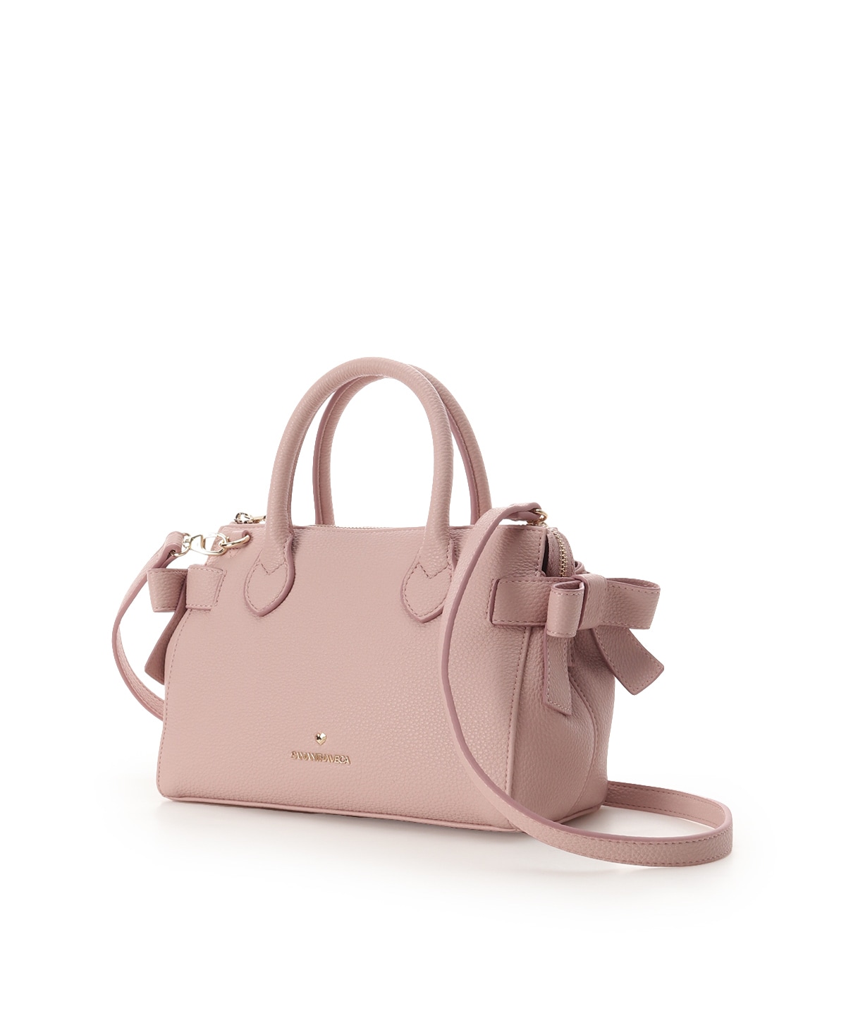 スクエアリボンハンドバッグ