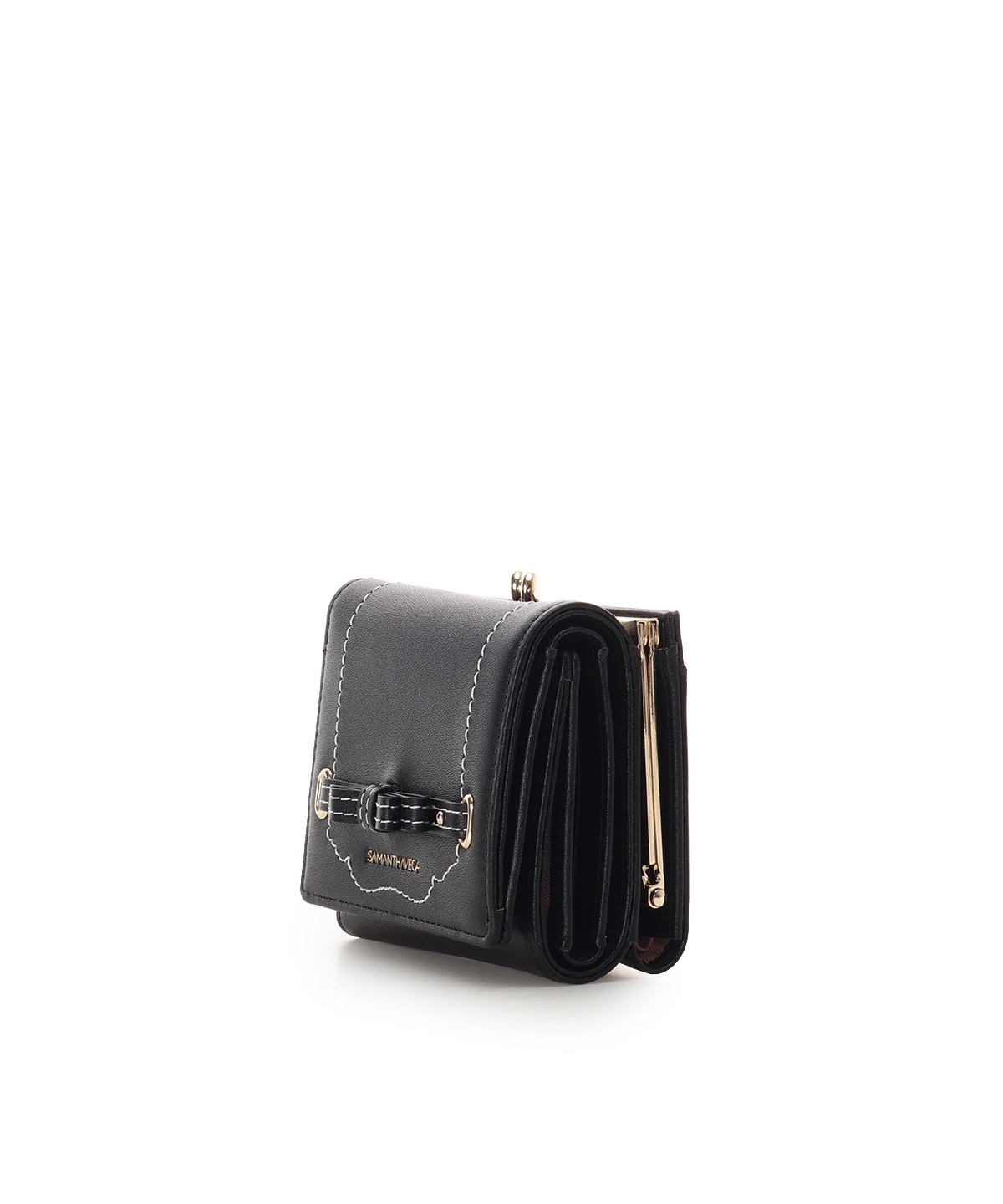 バレッタリボン折財布