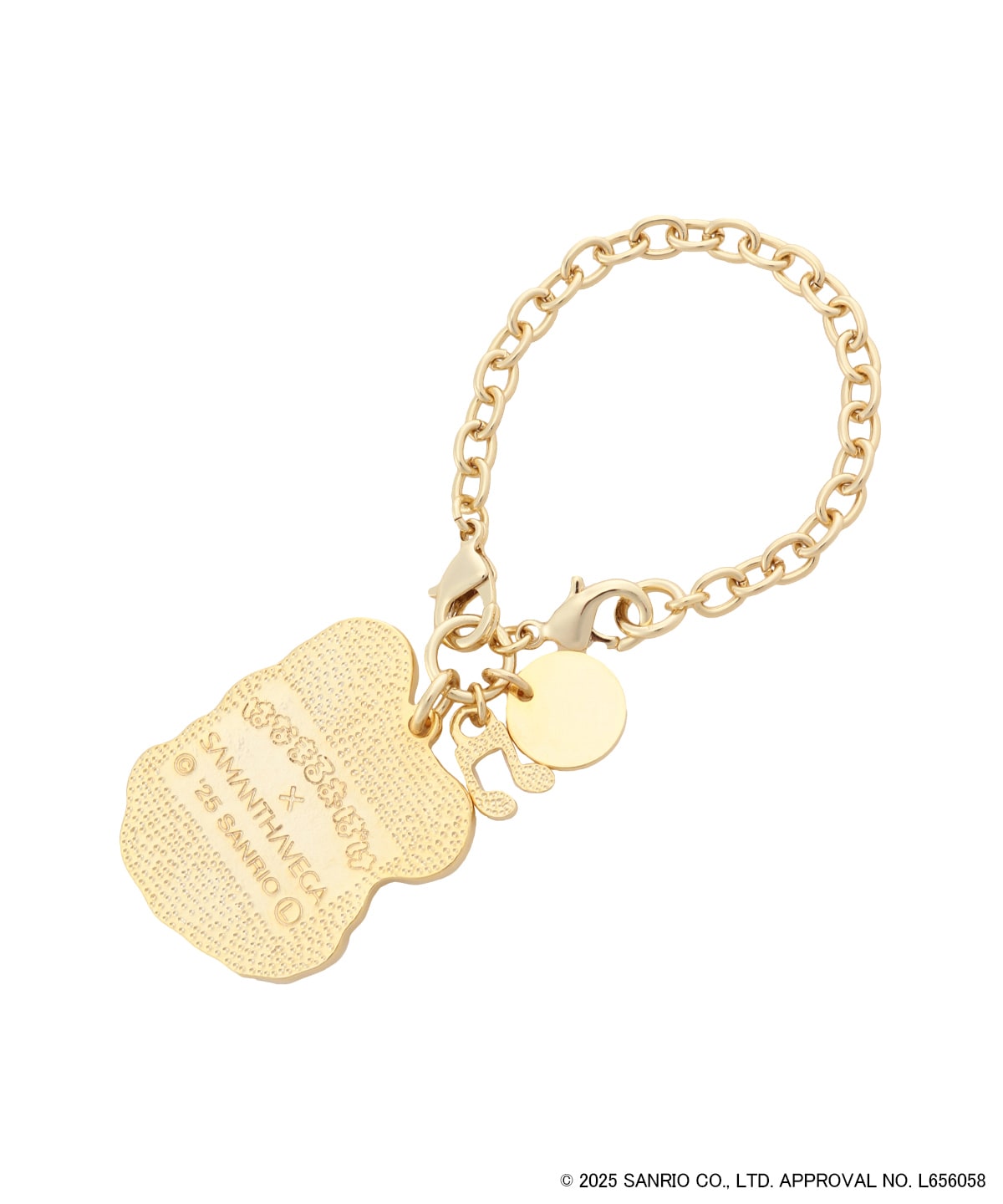 「はなまるおばけ」音符バッグチャーム