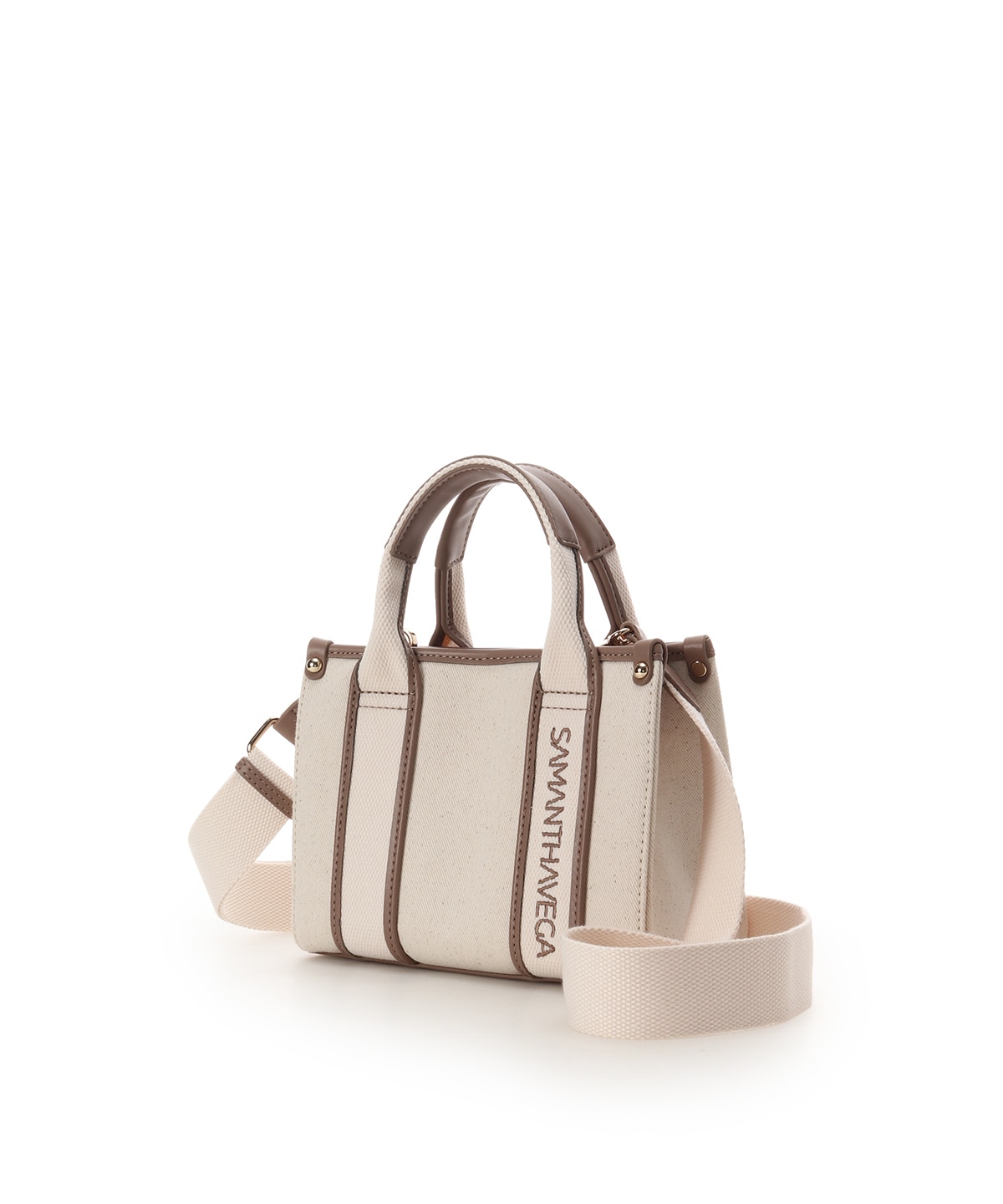 新色ロゴテープキャンバスショルダーバッグ（ミニ）