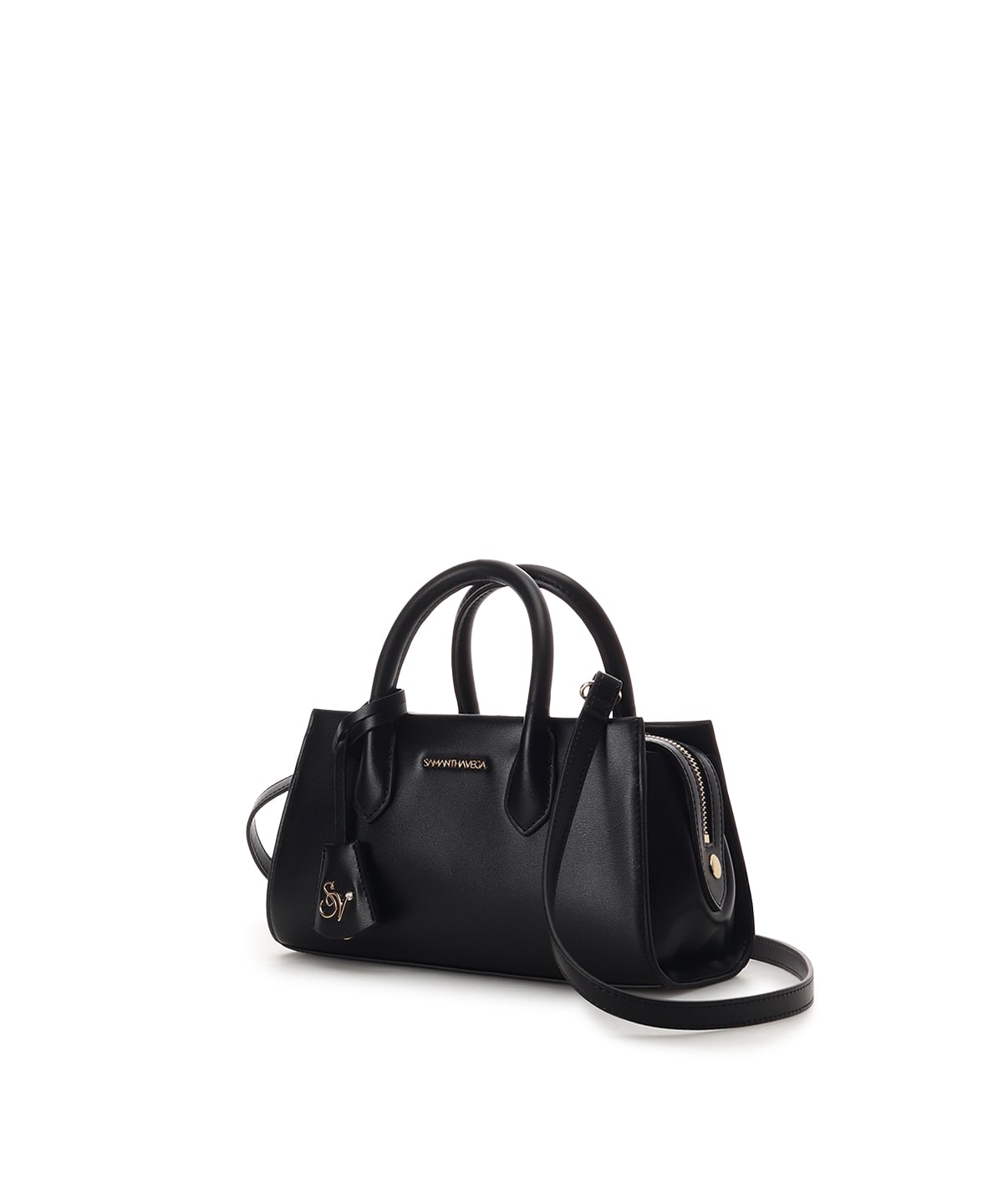 ロゴ金具ショルダーバッグ