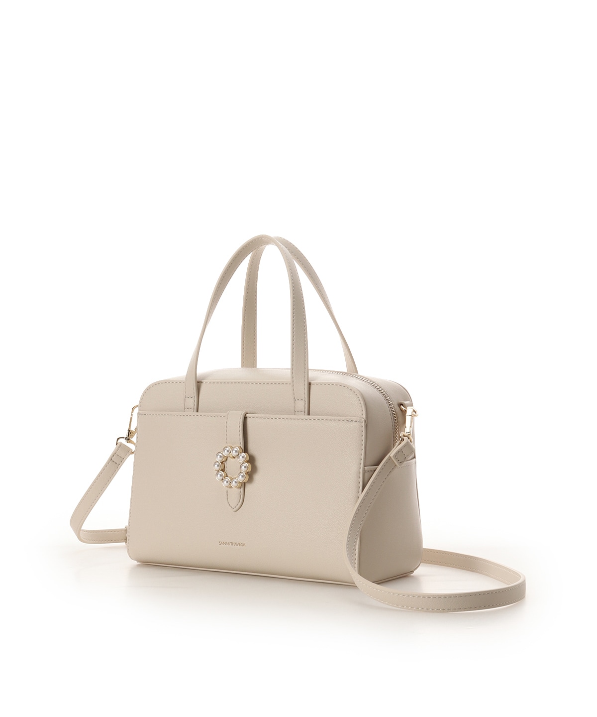 サークルパールハンドバッグ