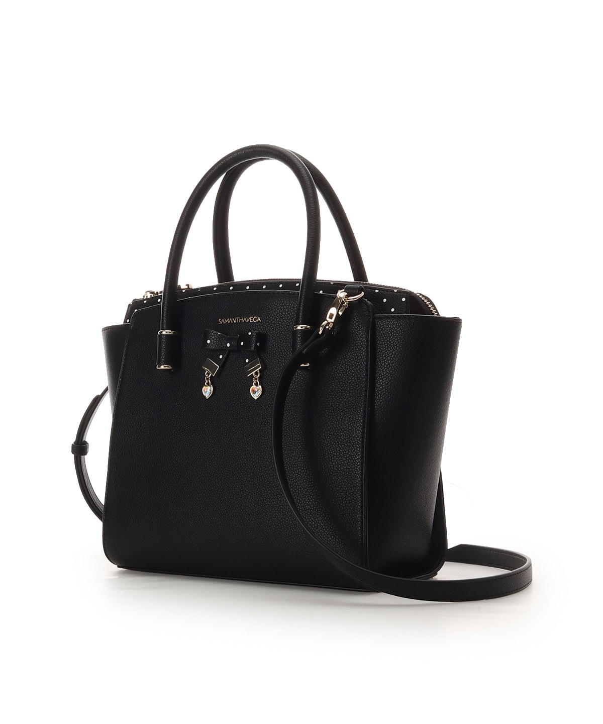 ハートドットハンドバッグ