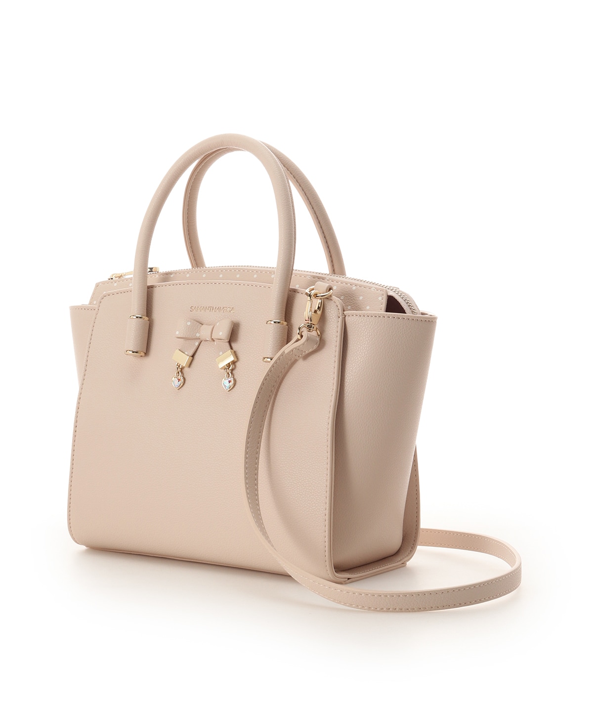 ハートドットハンドバッグ