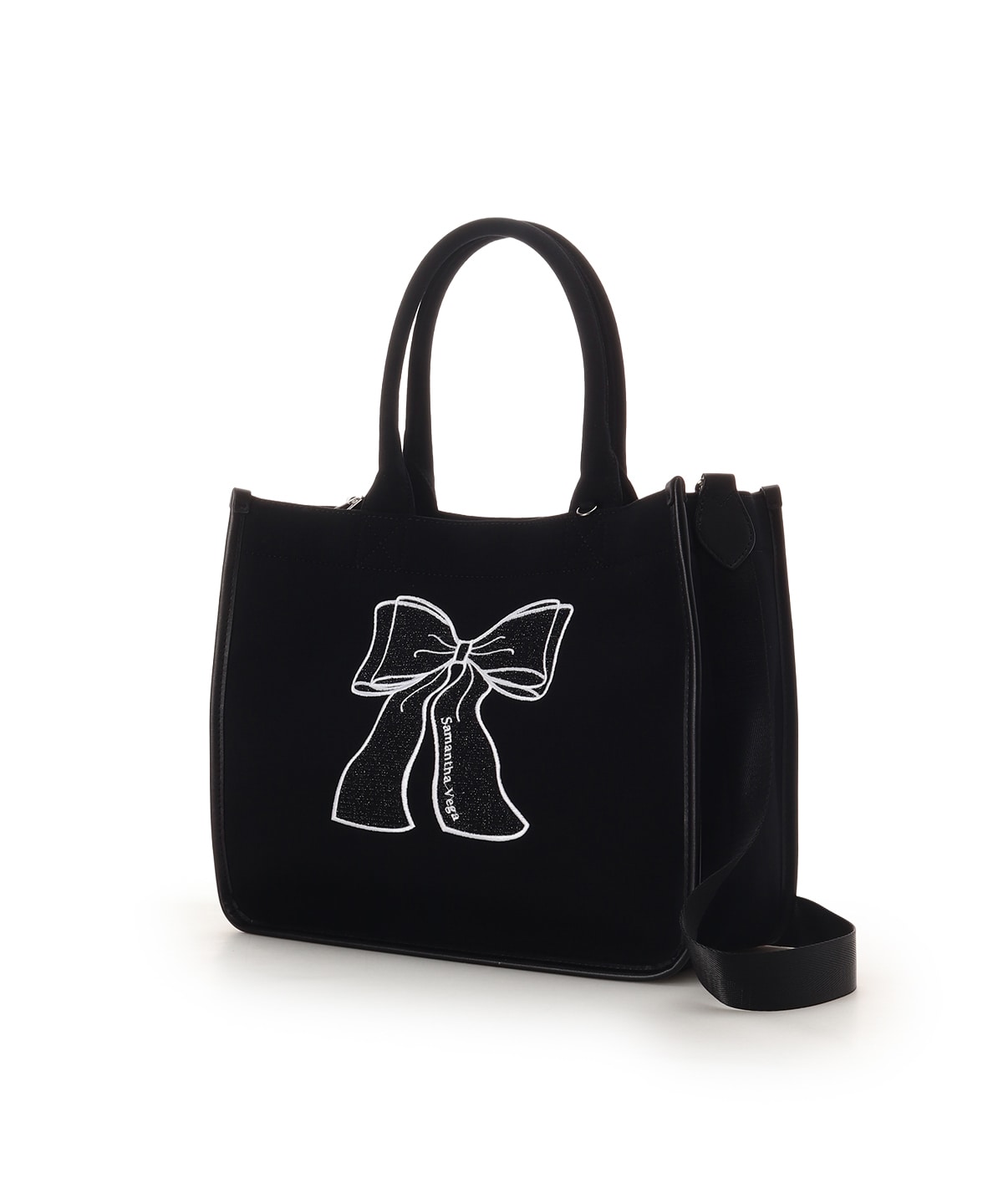 リボン刺繍トートバック