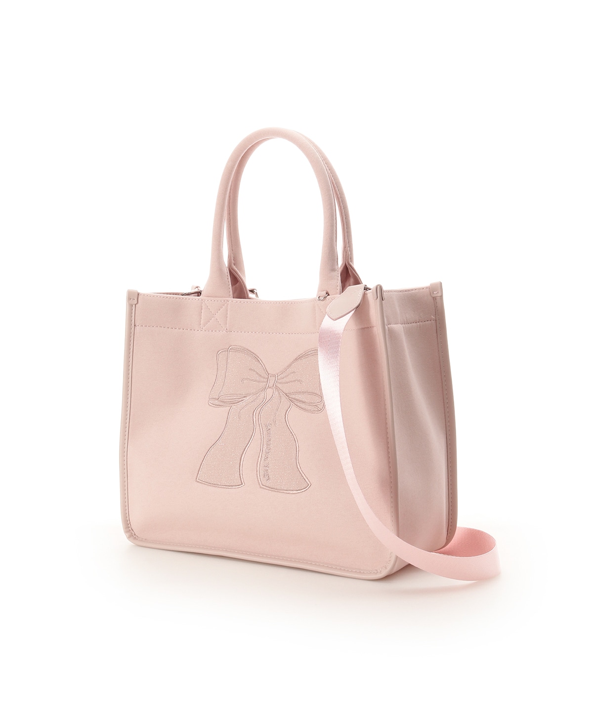 リボン刺繍トートバック