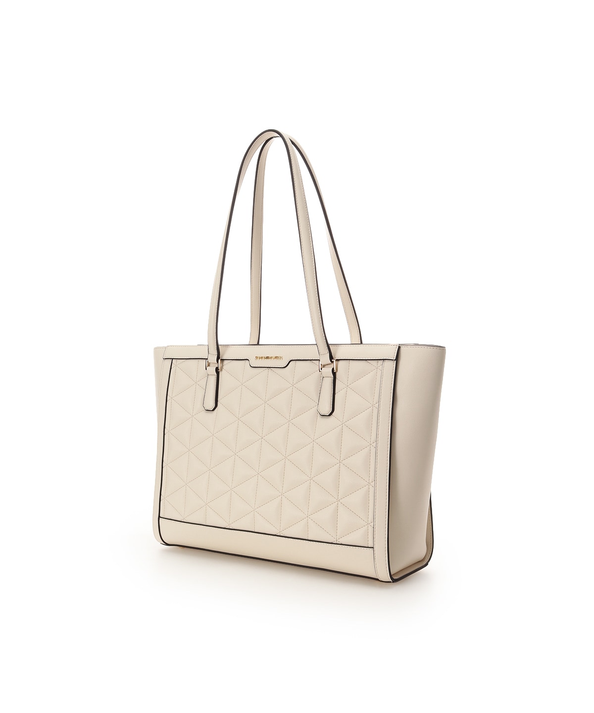 キルティングフェイクレザートートバッグ