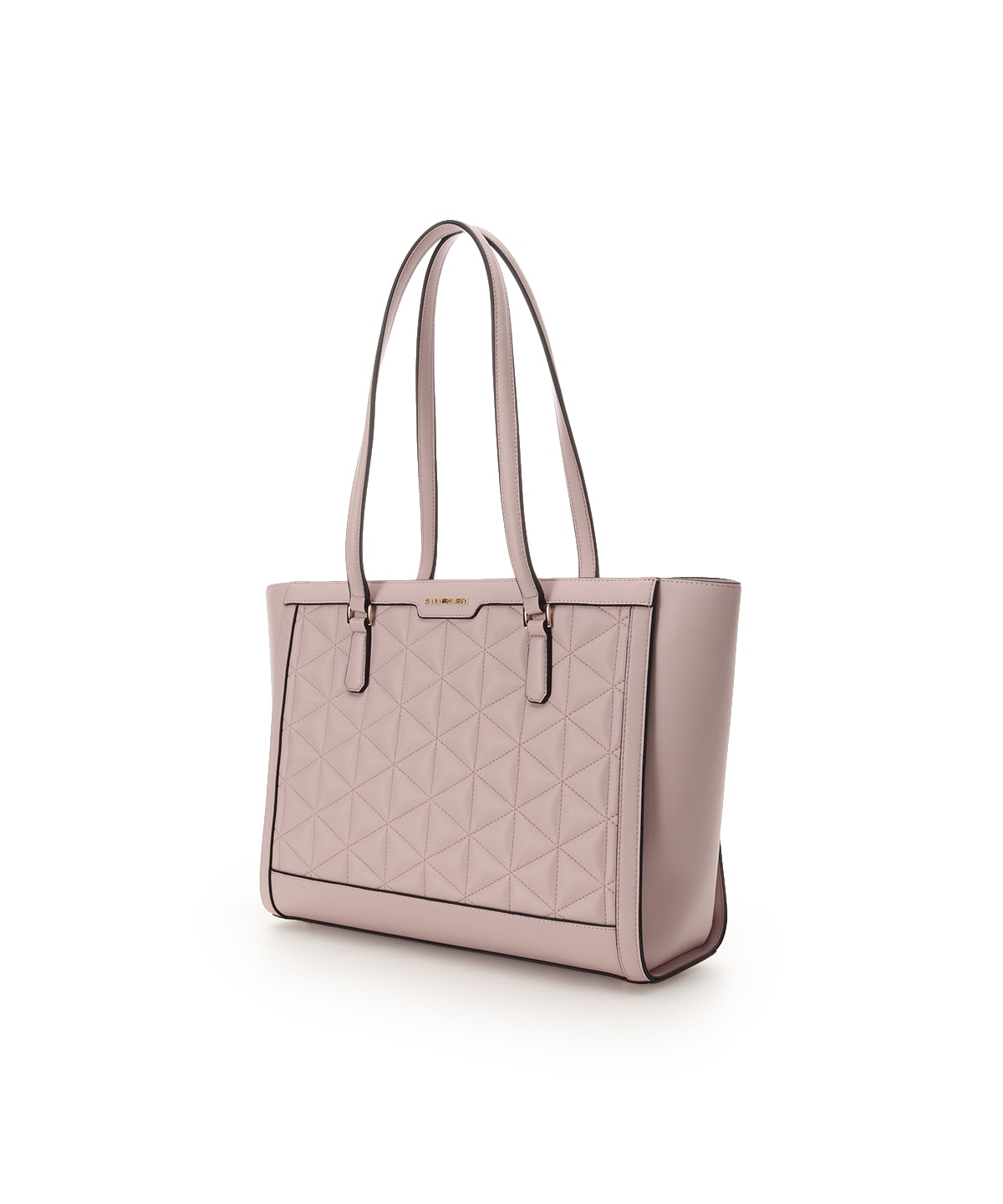 キルティングフェイクレザートートバッグ