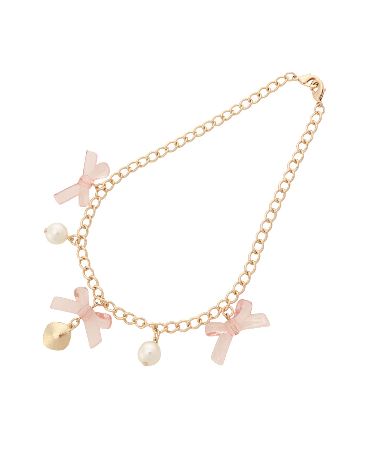 クリアリボンバッグチャーム