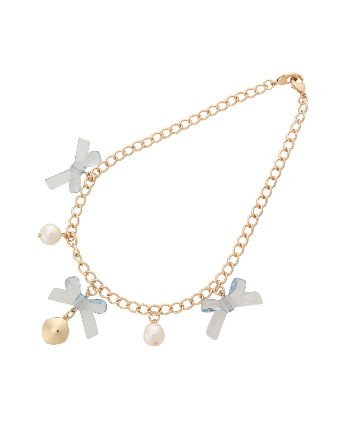 クリアリボンバッグチャーム