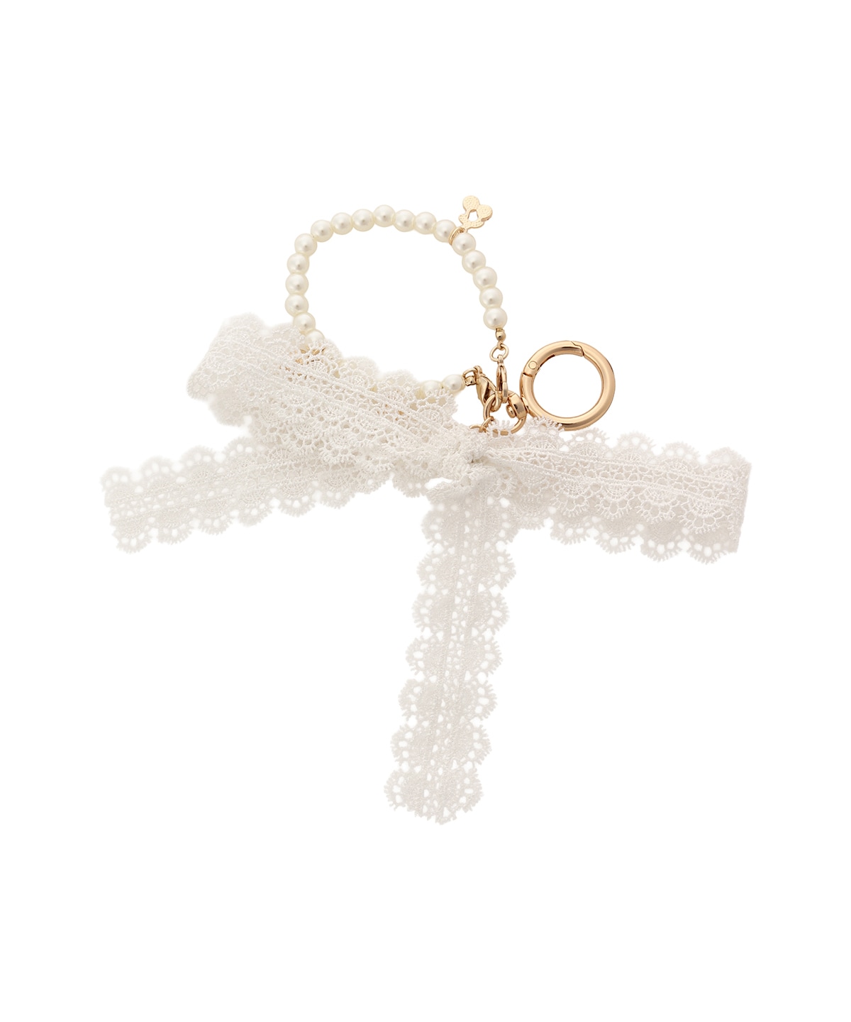 レースリボンバッグチャーム