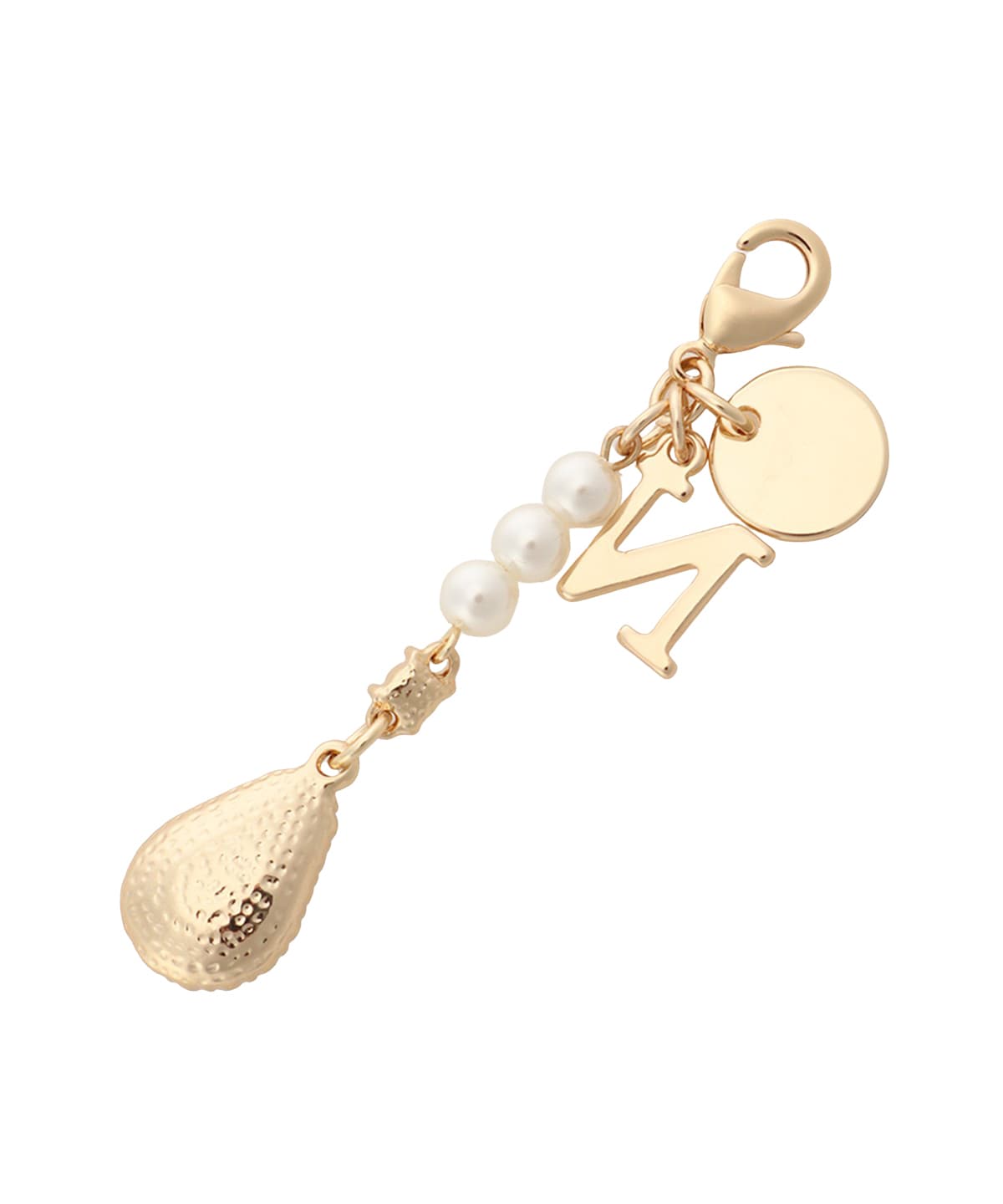 ドロップビジューイニシャルチャームN