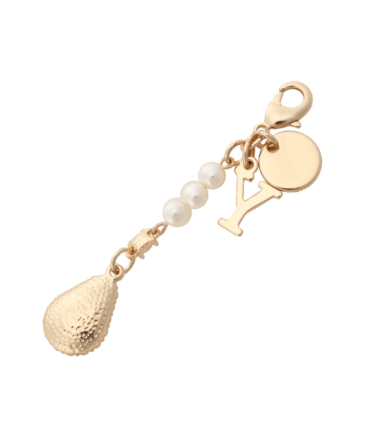 ドロップビジューイニシャルチャームY