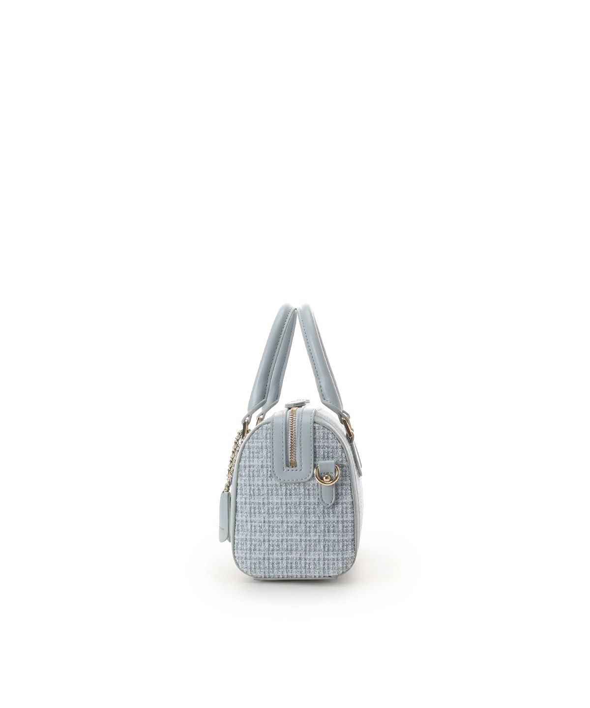 ツイード ボストンバッグ