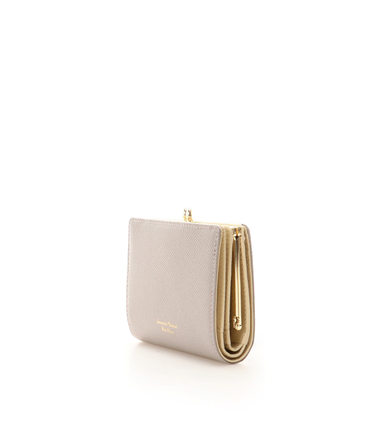 バイカラー 口金折財布