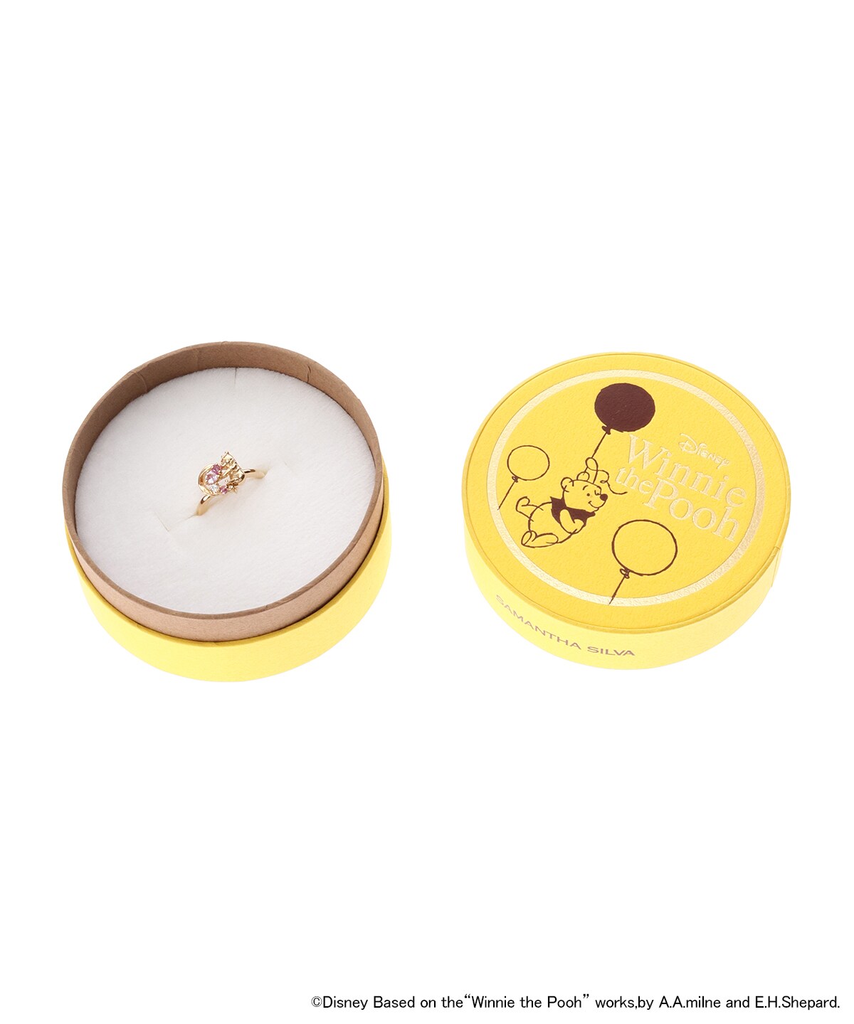 サマンサタバサ公式オンラインショップディズニーコレクション くまのプーさん シリーズ リング 7号 ｓｉｌｖｅｒ Yｇメッキ Samantha Silvaサマンサタバサ公式オンラインショップ