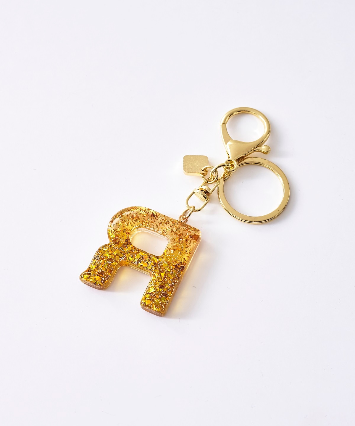 カラフルアクリルイニシャルチャームR
