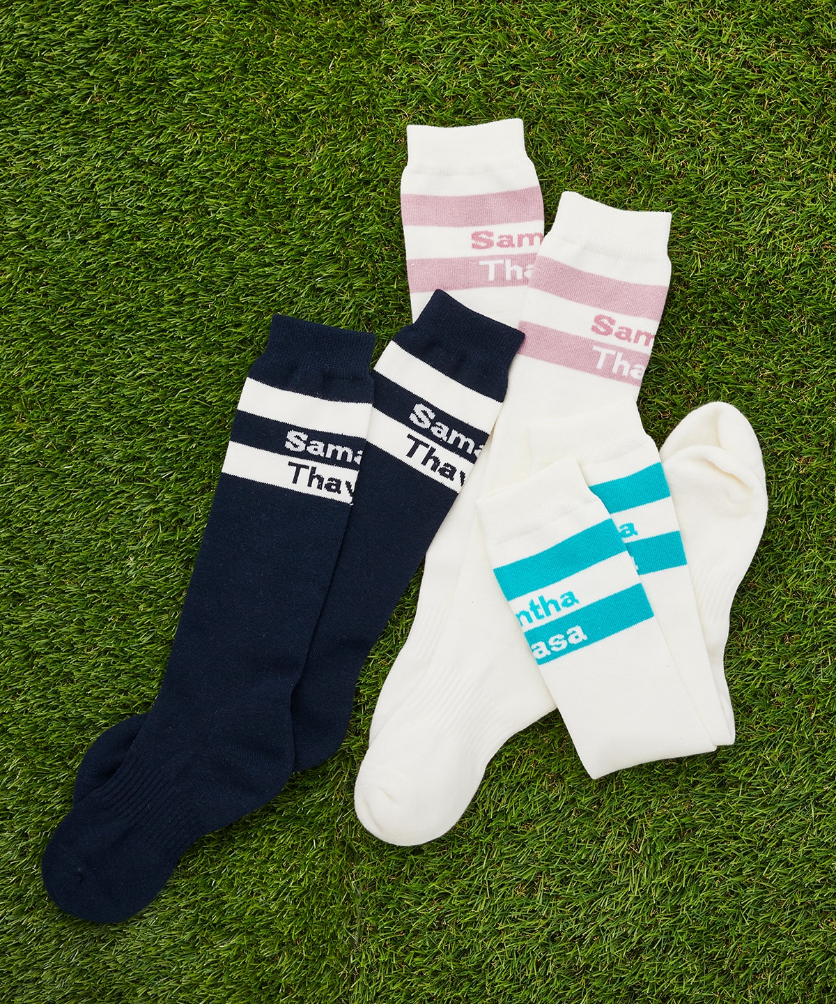 サマンサスポーティーラインハイソックス