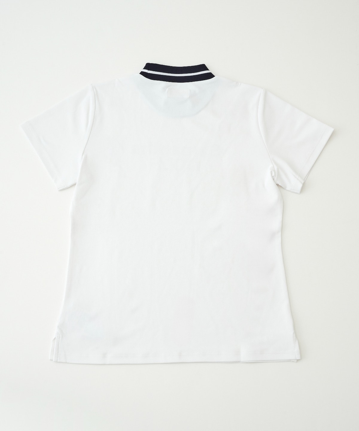 ベアスムース半袖モックネック