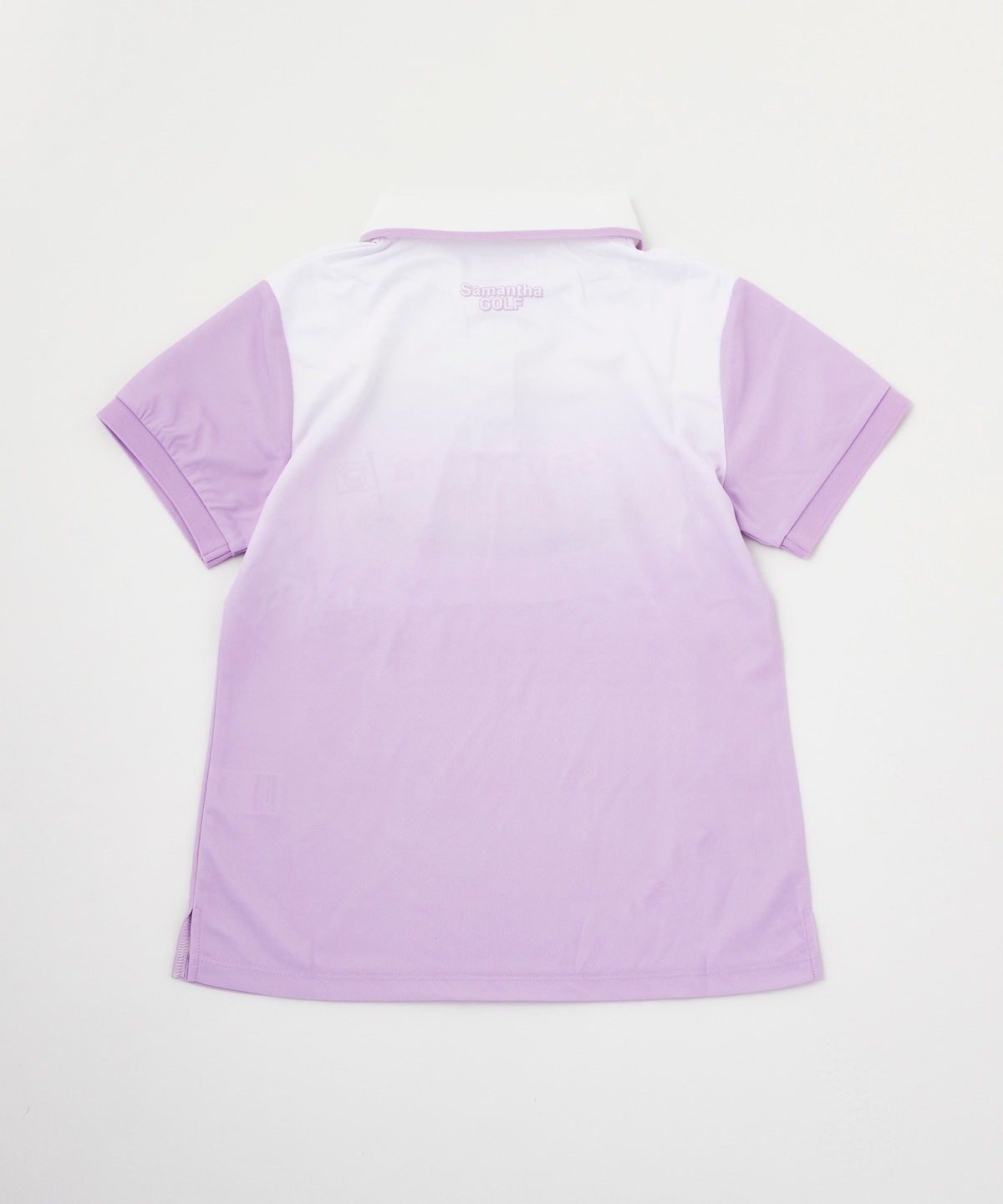 グリーンロゴグラデーションポロシャツ