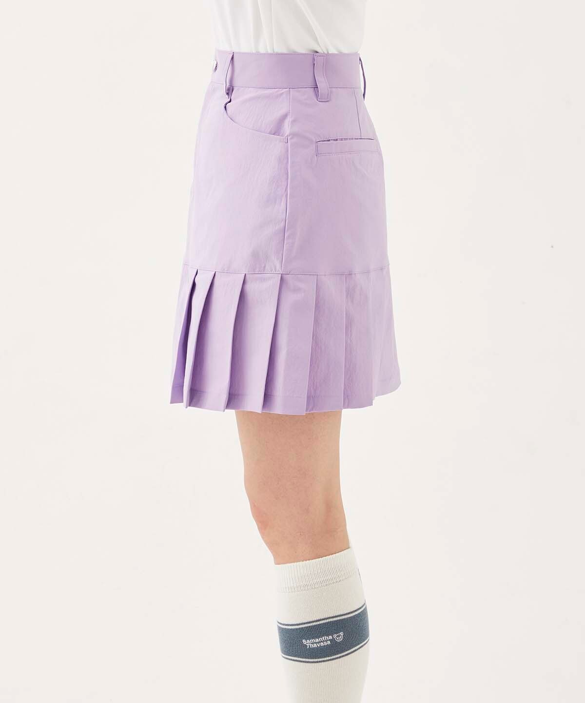 ハートボタンプリーツスコート