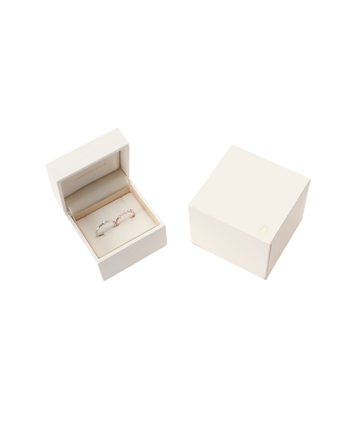 ストレート 2本セットリング(9号 SILVER 多色メッキ