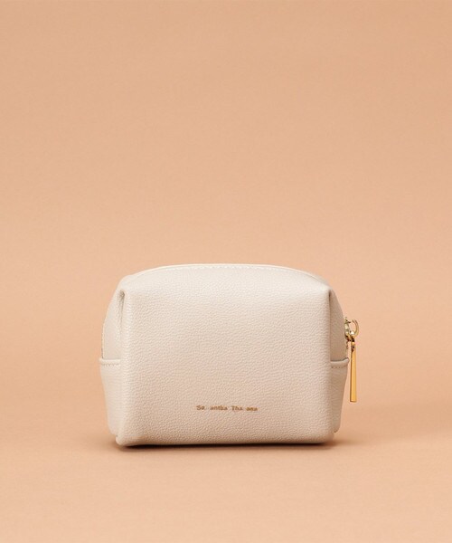 ビジューモチーフ付きポーチ 小サイズ Free ホワイト Samantha Thavasaサマンサタバサグループ 公式オンラインショップ