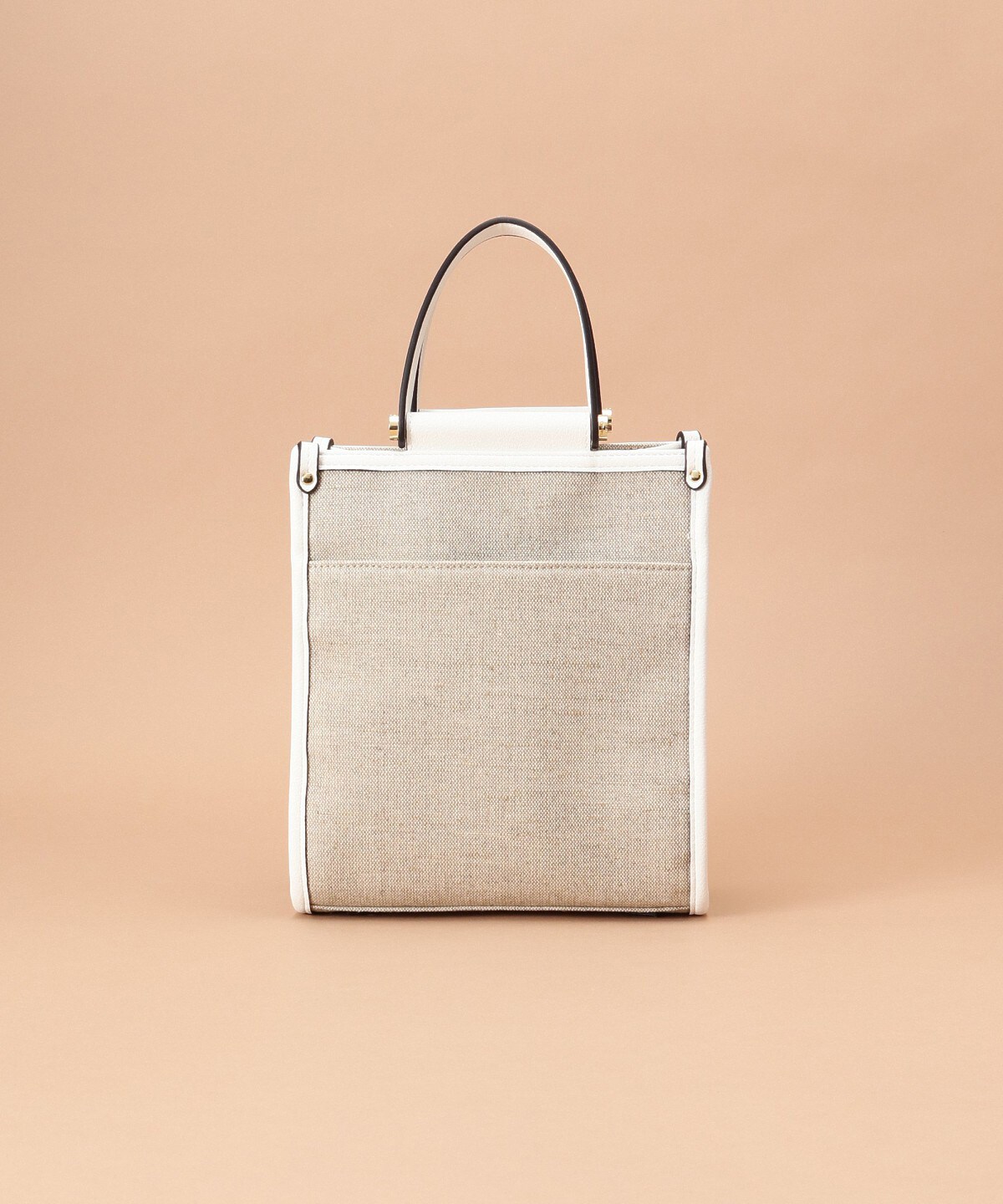 リネンスクエアトートバッグ 小サイズ Free ホワイト Samantha Thavasaサマンサタバサ公式オンラインショップ