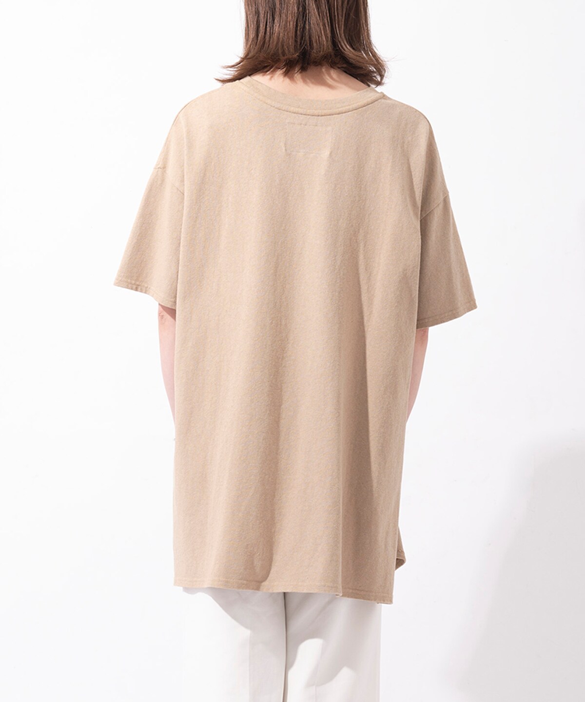 Samantha Green チュニックtシャツ コーヒー染め Free グレージュ Samantha Thavasaサマンサタバサグループ 公式オンラインショップ Samantha Green チュニックtシャツ コーヒー染め Free グレージュ Samantha Thavasaサマンサタバサグループ 公式オンラインショップ