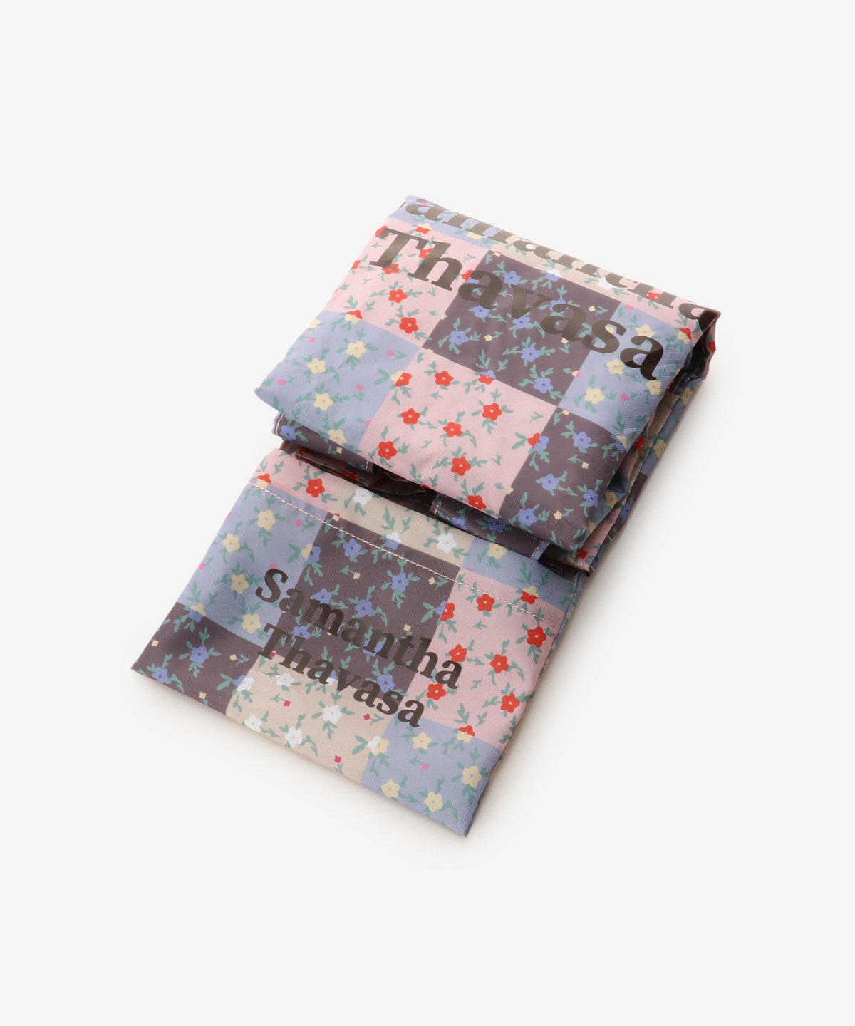 Samantha Thavasa サマンサタバサ フラワーパッチワークエコバッグ 大サイズ3,850円 新しいコレクション サマンサタバサ